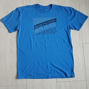 Quicksliver Blue Super Soft Mens Tee XL